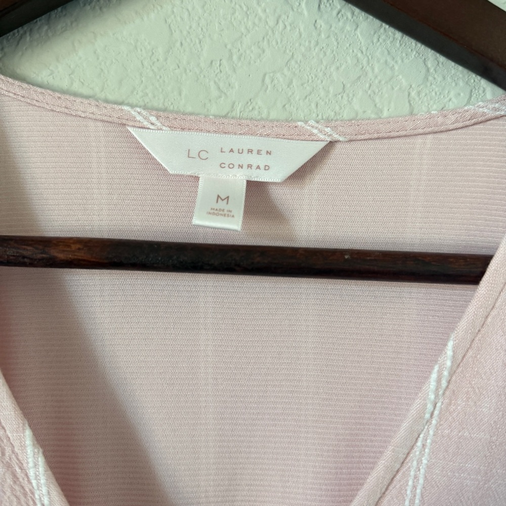 LC Lauren Conrad|  Blush Ruffle Mini Dress - Picture 4 of 5